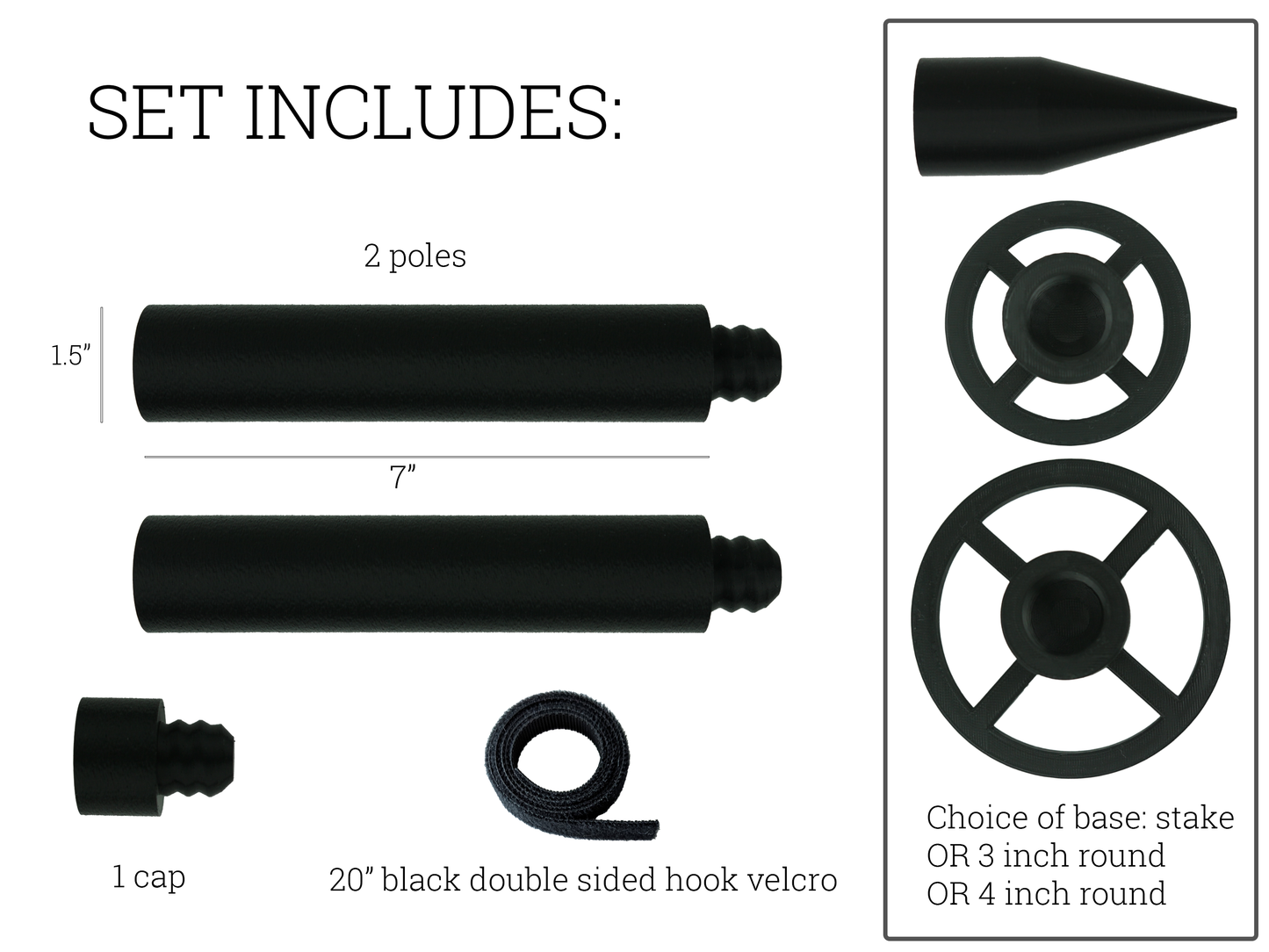 Extendable Plant Pole Set
