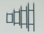 Arbor trellis crossbar extensions that add height to the modular arbor trellis