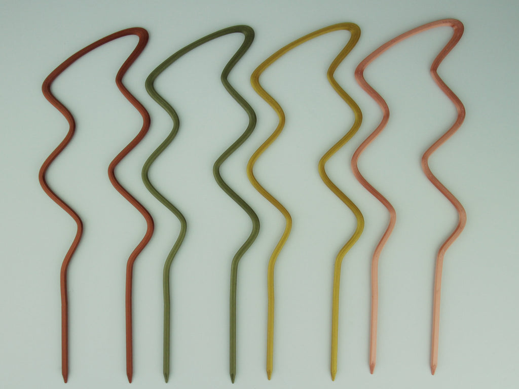 Breezy U trellises in copper, bronze green, gold and rose gold