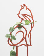 3D printed cat silhouette plant trellis for hoya and other vining houseplants, made in Canada