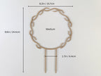 Medium wreath trellis shown with its dimensions