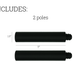 Extendable Plant Support - 2x extension poles