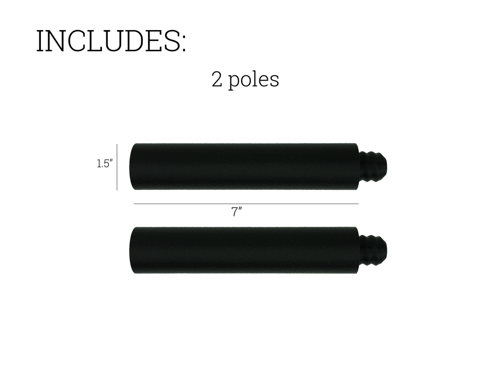 Extendable Plant Support - 2x extension poles