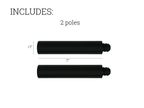Extendable Plant Support - 2x extension poles