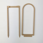 Extra large U trellis shown in two halves to show how they fit together