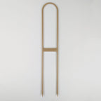 Extra large U trellis in wood on a white background