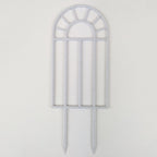 Arch window trellis in marble, large size