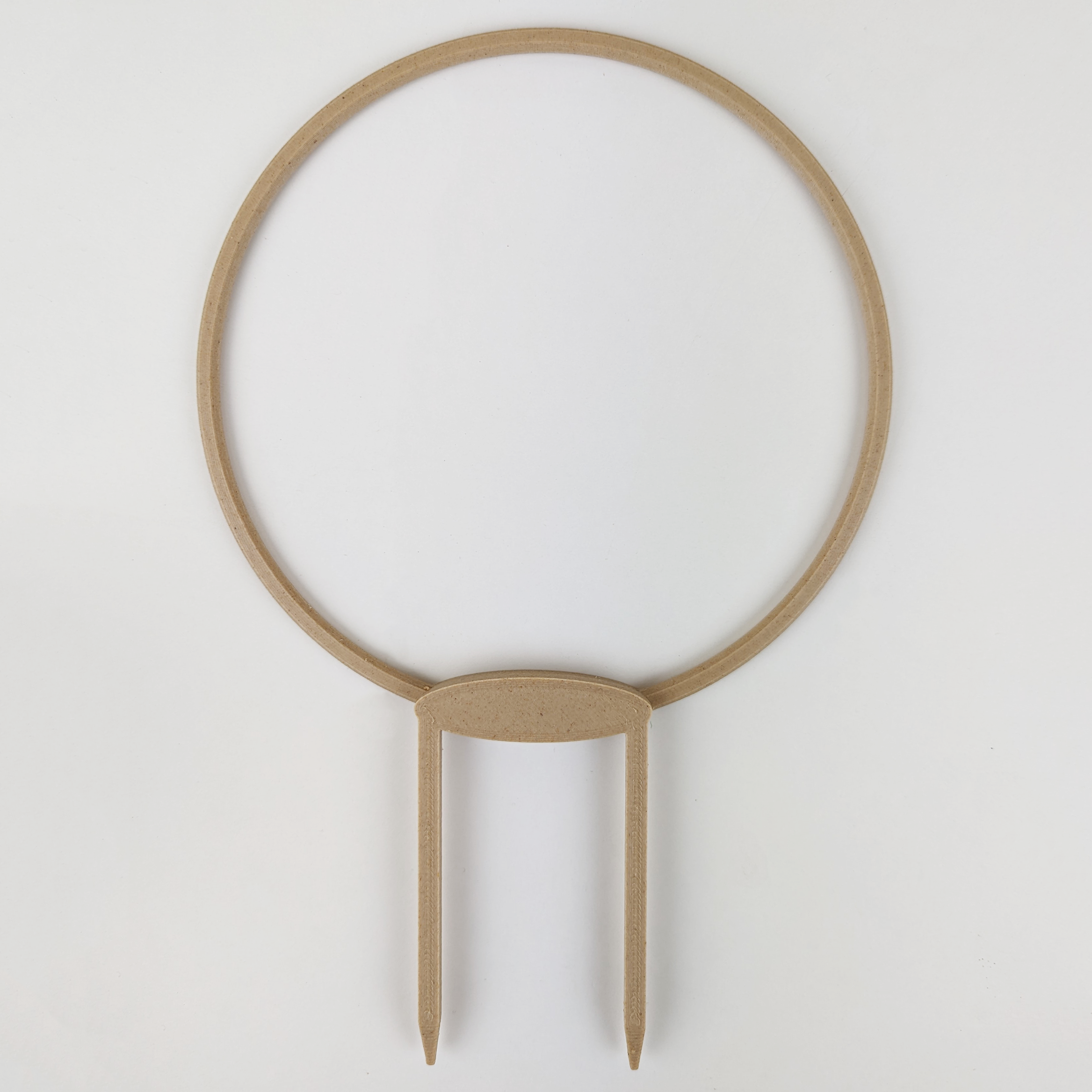 Circle trellis, large, wood color