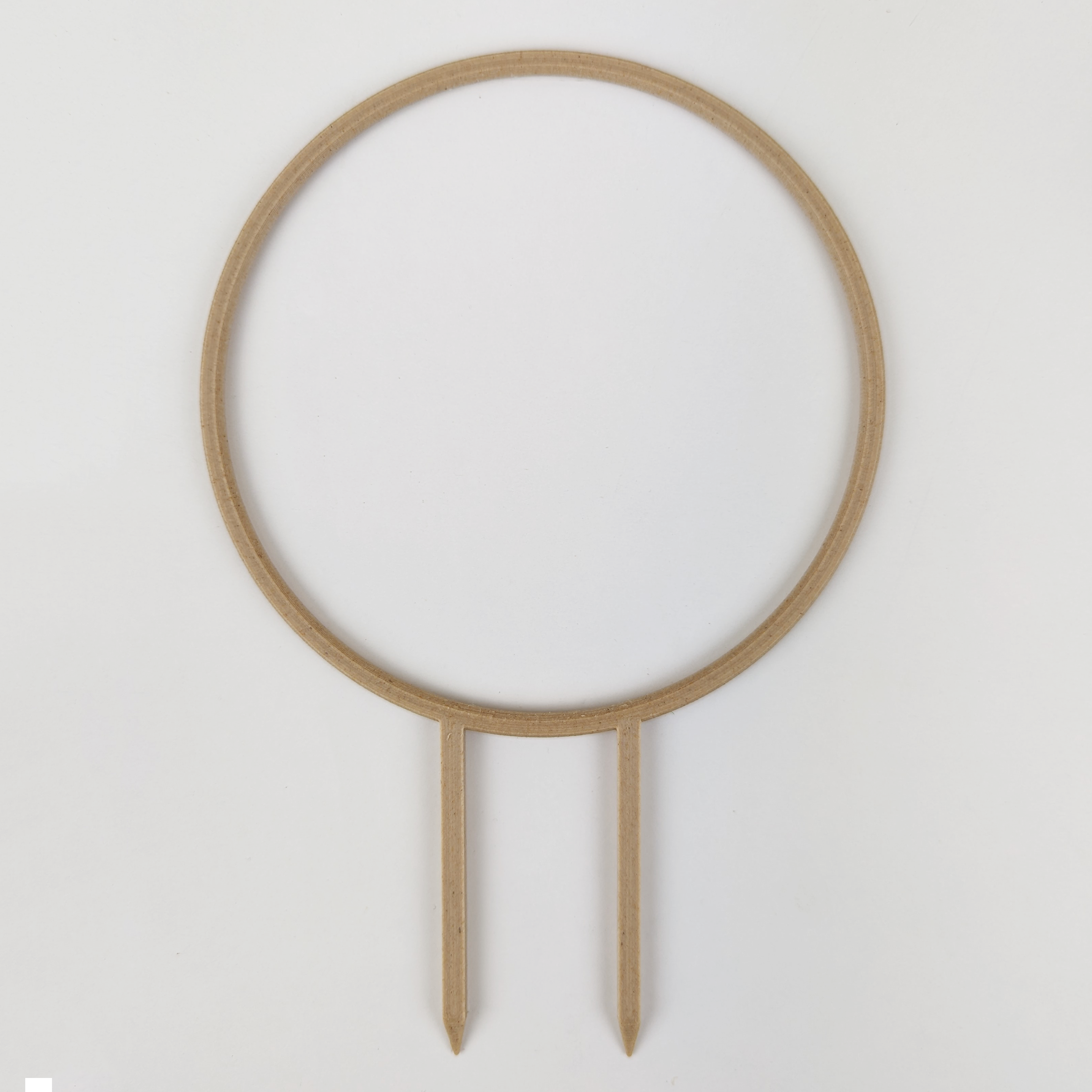 Circle trellis, medium, wood color