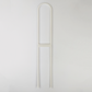 Extra large U trellis in color white