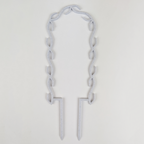 U Wreath Trellis in marble colour against a plain white background