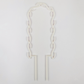U Wreath Trellis in white colour against a plain white background
